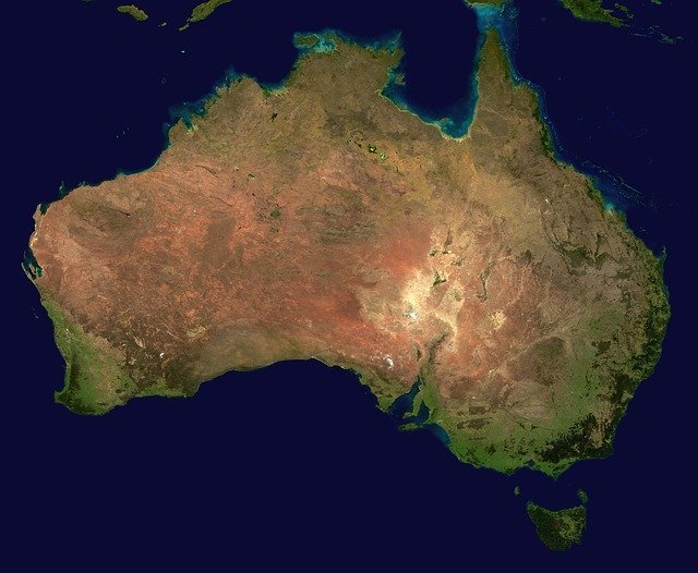 aerial view of Australia